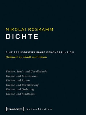 cover image of Dichte